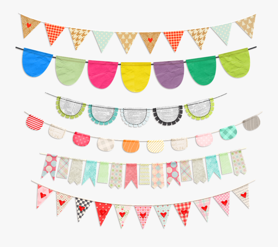 Bunting Clip Art, Flag, Banner, Bunting, Color - Bunting, Transparent Clipart