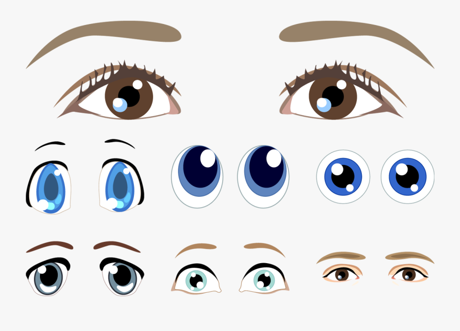 Eyebrow Clip Art - Eyes Vector, Transparent Clipart