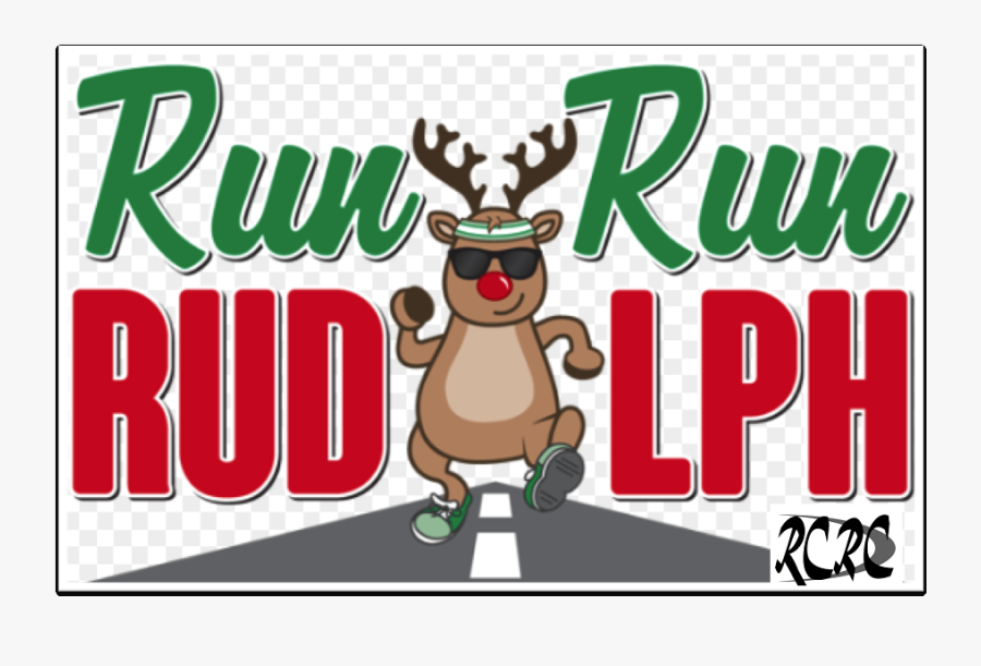 Rudolph Run, Transparent Clipart