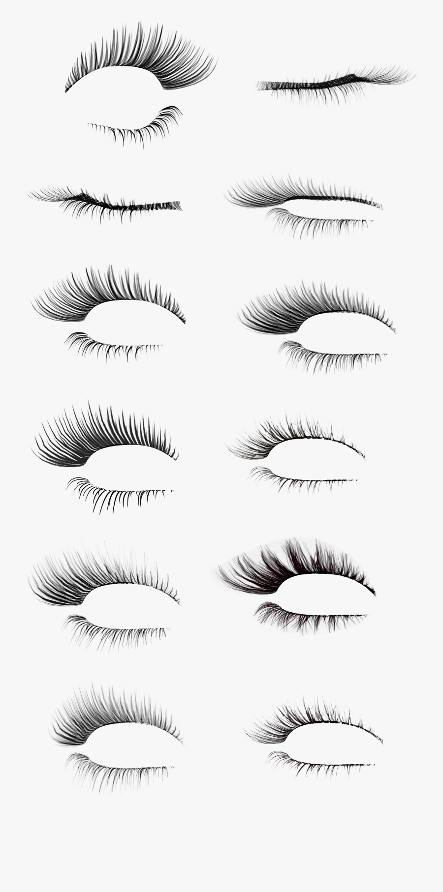 Eyelash Clip Art - Eyelashes Png, Transparent Clipart