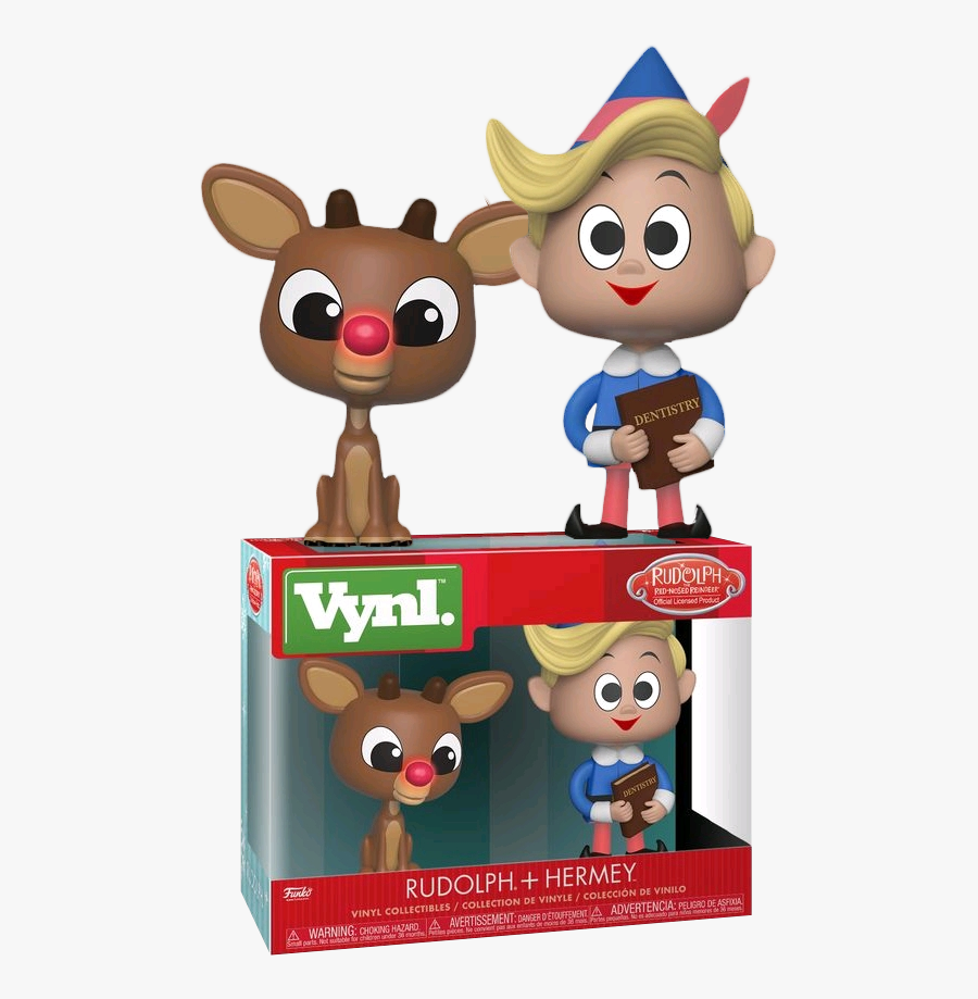 Rudolph The Red Nosed Reindeer Hermey And Rudolph, Transparent Clipart