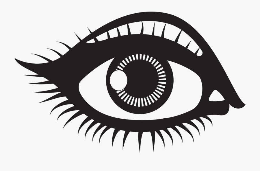Eye - Colouring Picture Of Eye, Transparent Clipart