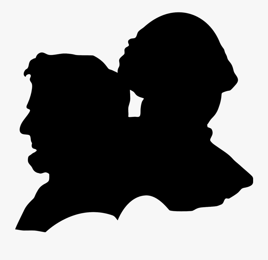 George Washington Silhouette Png, Transparent Clipart