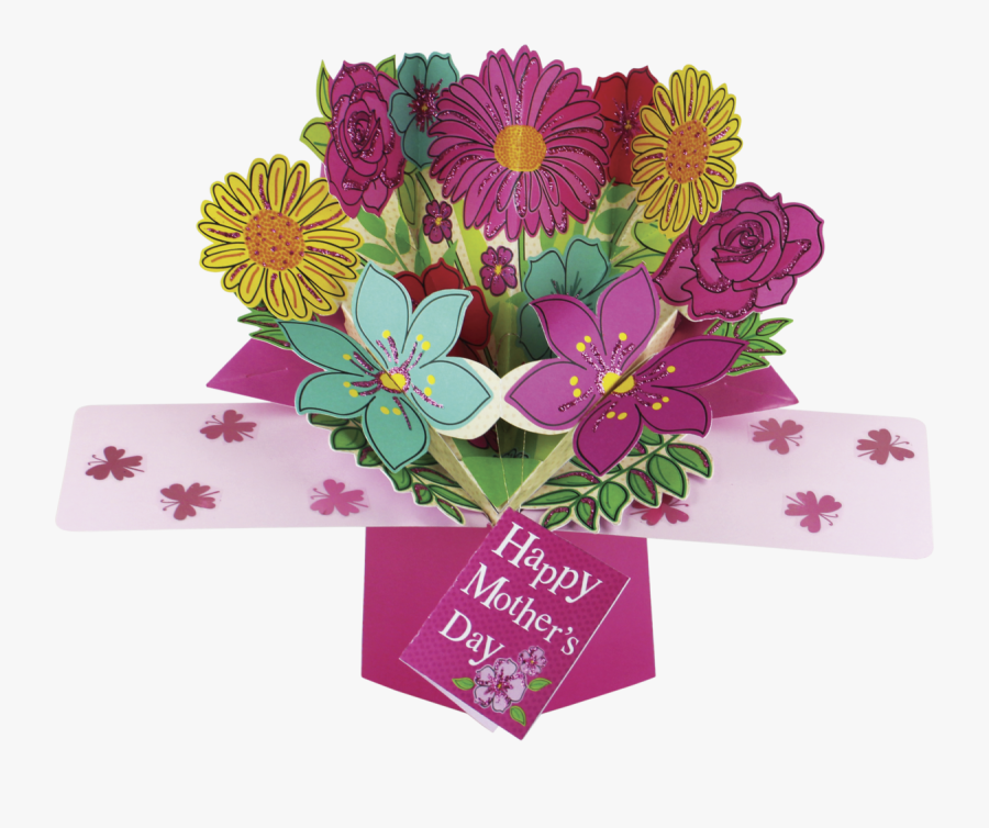 Transparent Happy Tuesday Clipart - Flower Pop Up Mothers Day Cards, Transparent Clipart