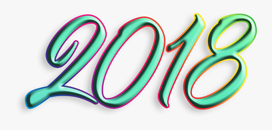 Transparent Happy New Year 2018 Png, Transparent Clipart