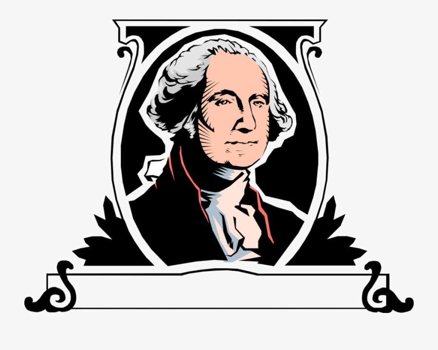 Vector Illustration Of George Washington, Founding - George Washington Clip Art, Transparent Clipart
