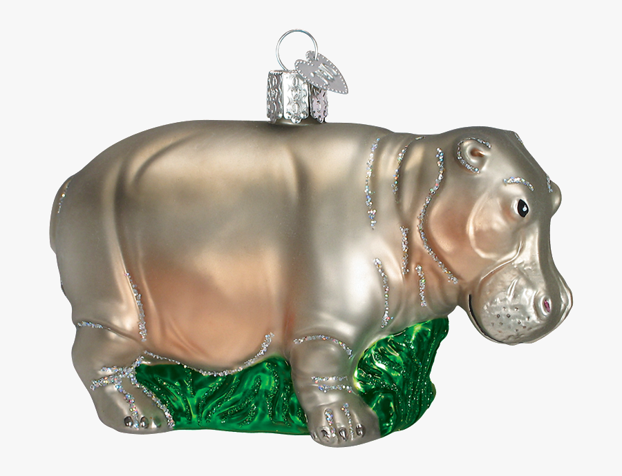 Clip Art Ornament Gw George Washington - Hippopotamus, Transparent Clipart