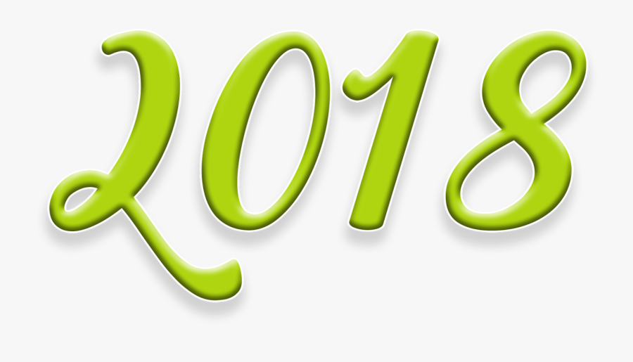 Transparent New Year 2018 Png, Transparent Clipart