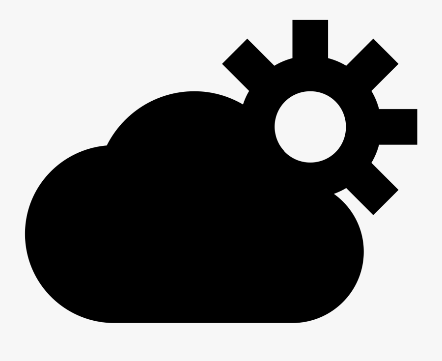 Partly Cloudy Icon Png Download, Transparent Clipart