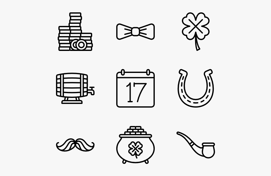 Saint Patrick Day - Sew Icon, Transparent Clipart