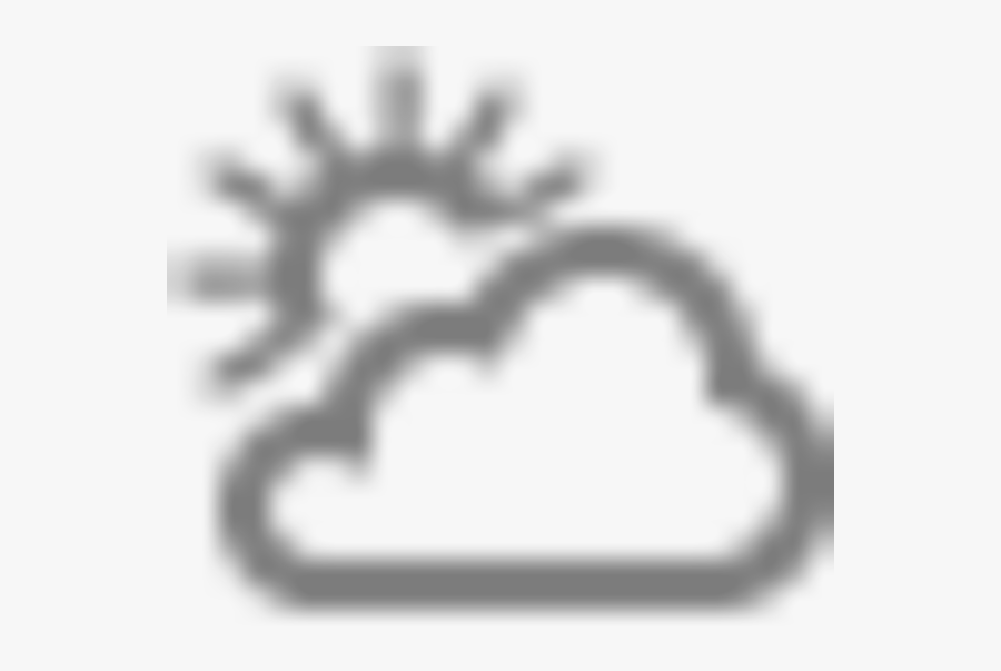 Transparent Cloudy Clipart - Line Art, Transparent Clipart