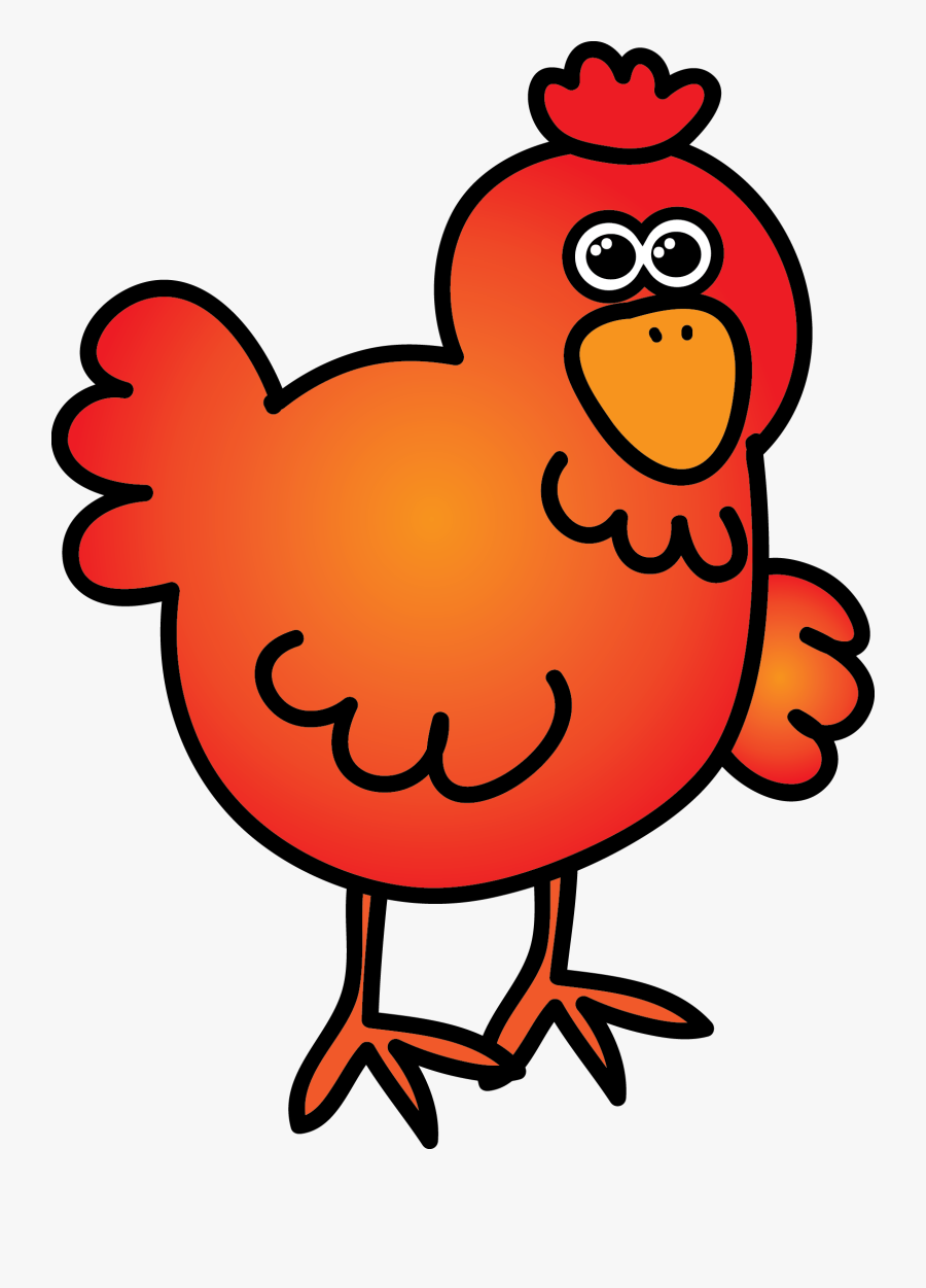 Little Red Hen Clipart - Little Red Hens Clipart, Transparent Clipart
