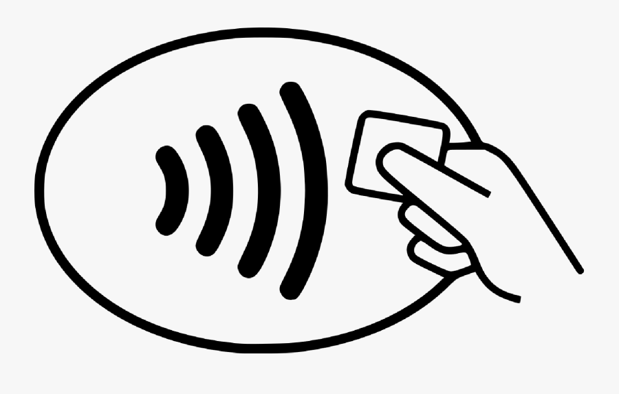 Contactless Payment Logo Vector, Transparent Clipart
