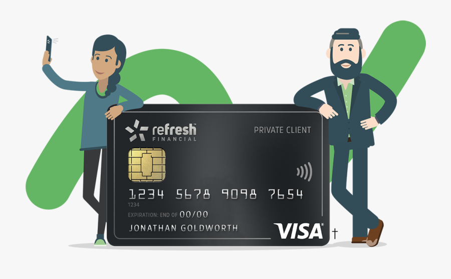 The Flexibility Of A Credit Card Without Going Into - Refresh Financial Secured Visa, Transparent Clipart