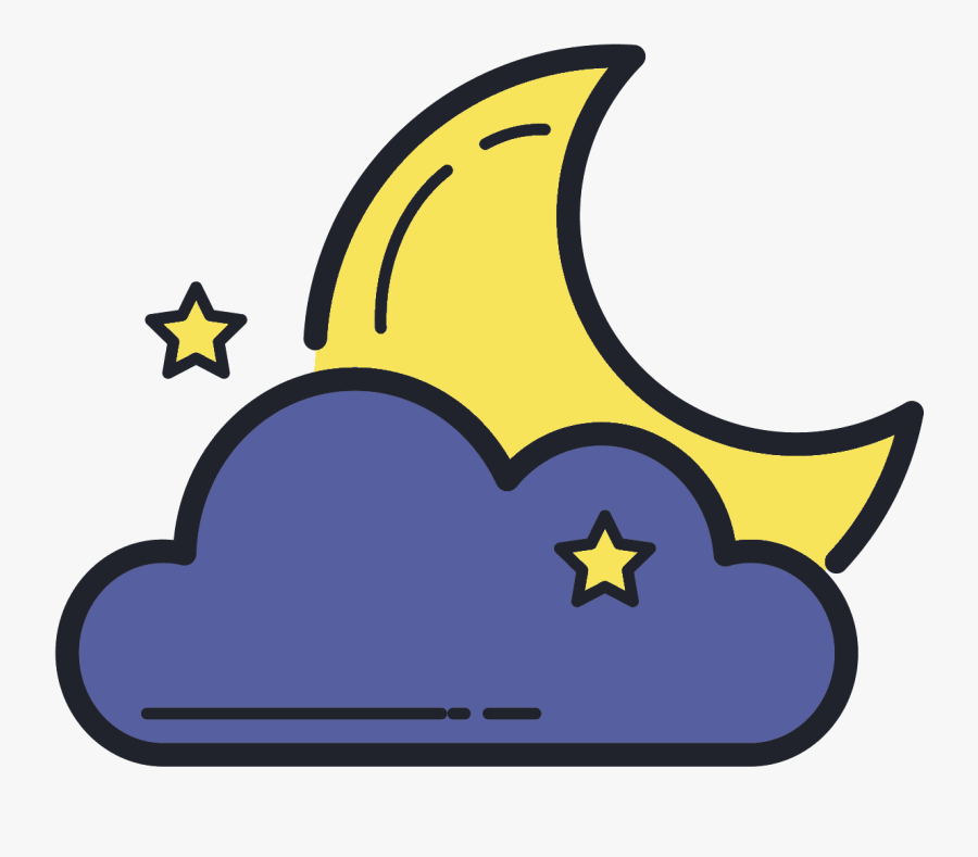 Night Icon Png Transparent, Transparent Clipart