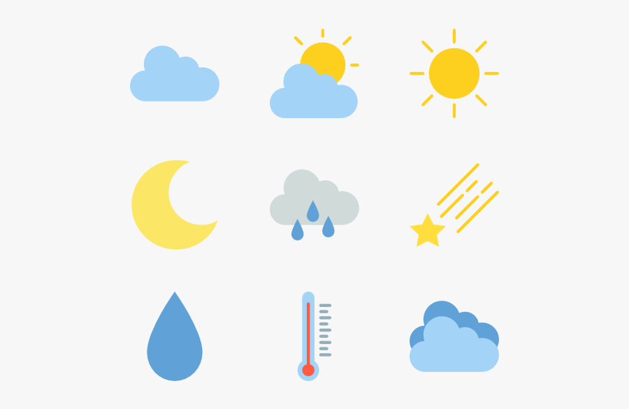 Weather - Cloudy Icon Png, Transparent Clipart
