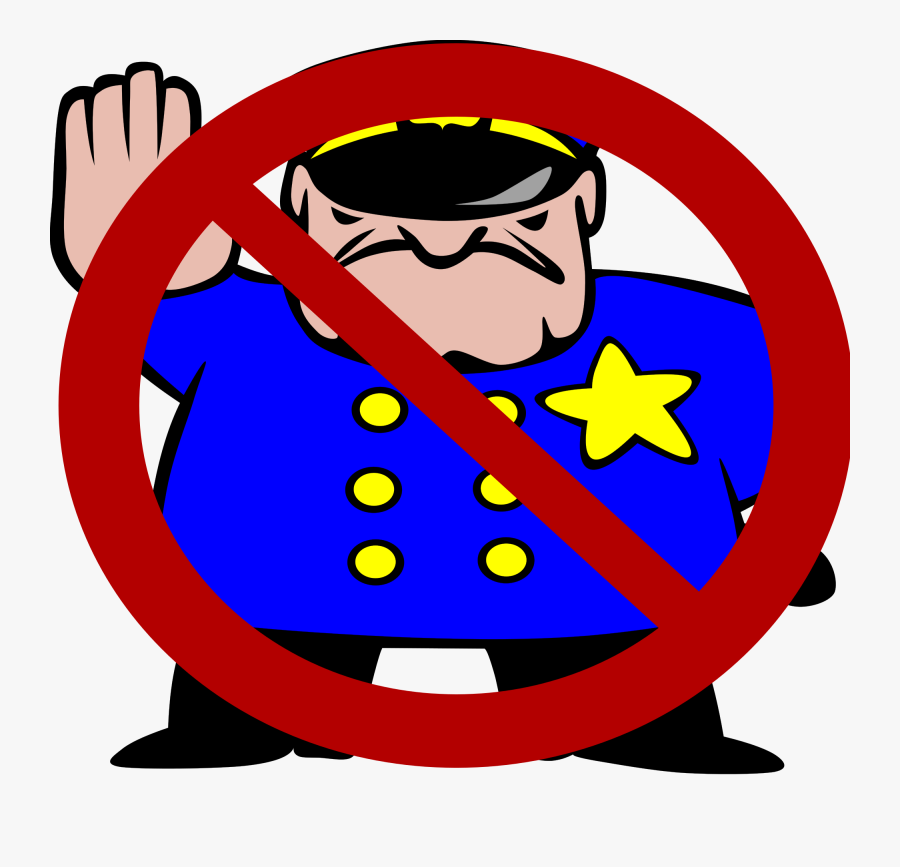 Policeman Clipart Whistle - Police Man, Transparent Clipart