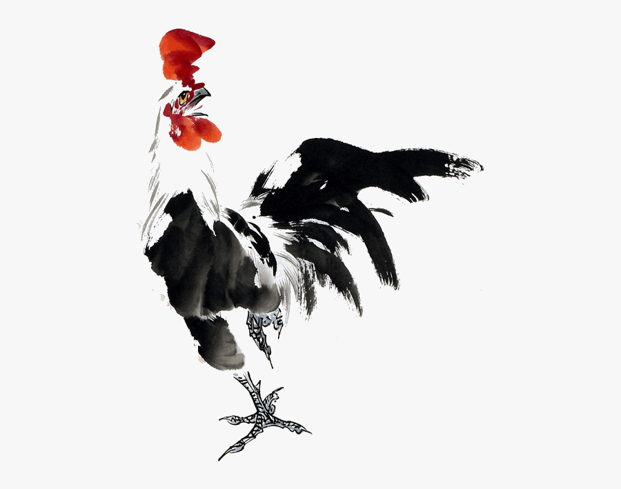 Rooster Ink, Transparent Clipart