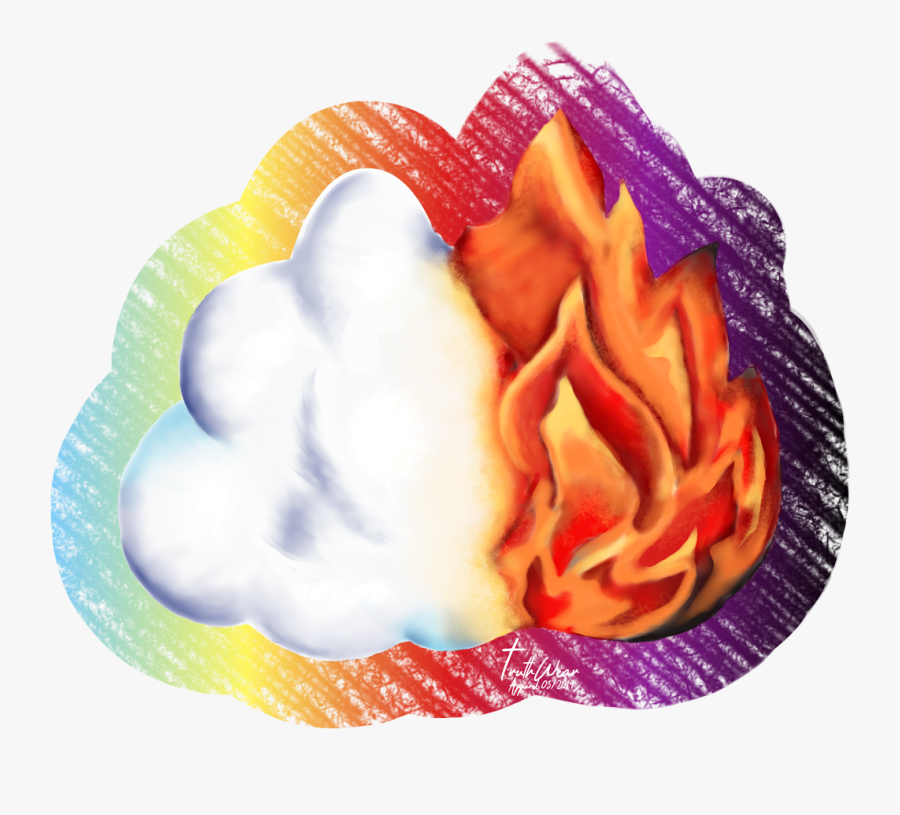 Cloud By Day Fire By Night Clip Art, Transparent Clipart