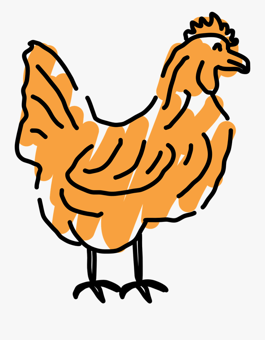 Chicken, Hen, Poultry, Farm, Animal, Brown, Livestock - Chicken, Transparent Clipart