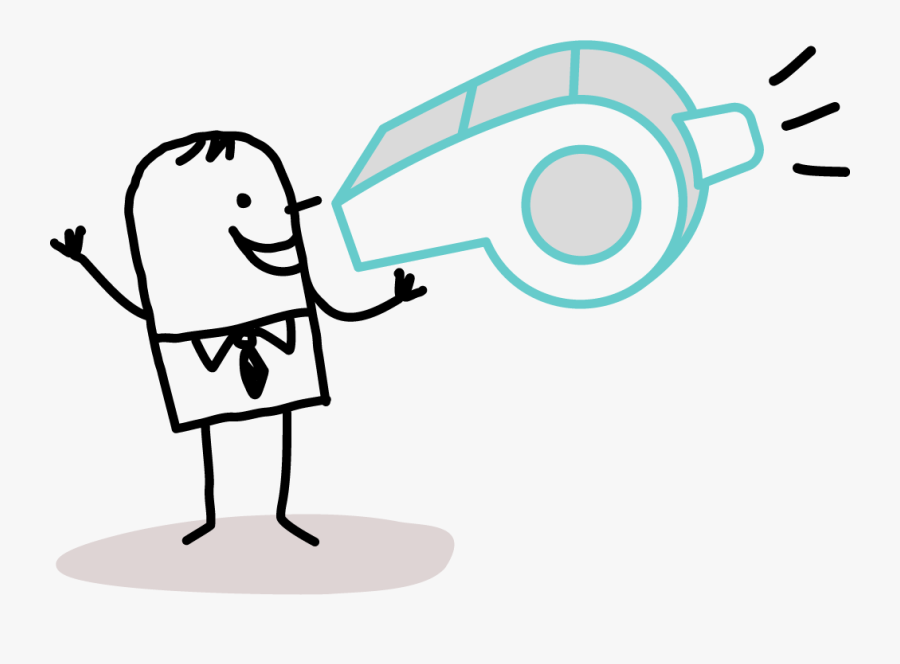 Person With Megaphone Cartoon, Transparent Clipart