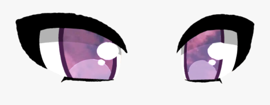 #gacha #eyes #cloudy - Cartoon, Transparent Clipart