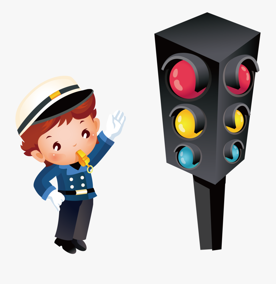 Police Clipart Police Whistle - Police And Traffic Light, Transparent Clipart