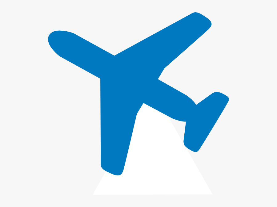 Airplane Svg Clip Arts - Plane Icon Png Blue, Transparent Clipart