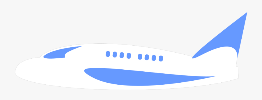 Airplane Aeroplane Minimal Outline, Transparent Clipart
