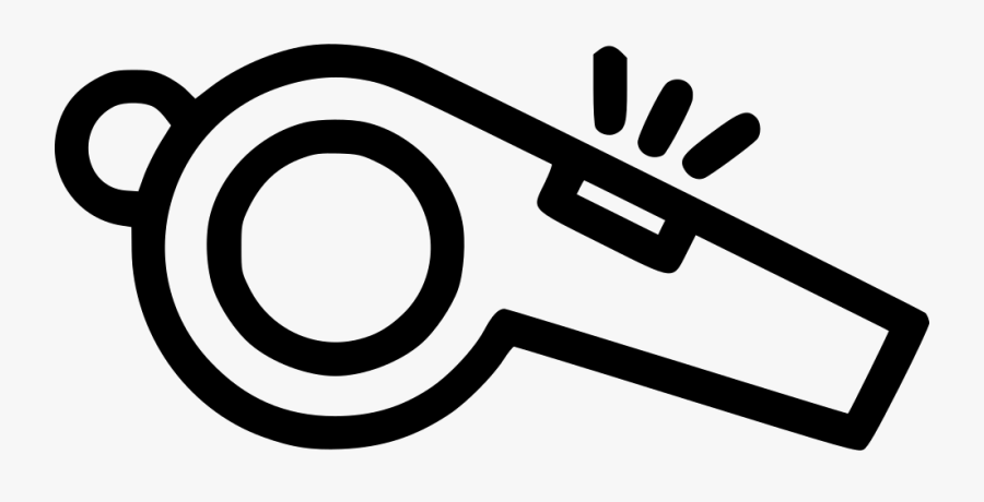 Whistle Referee Fitness Start Stop - Circle, Transparent Clipart