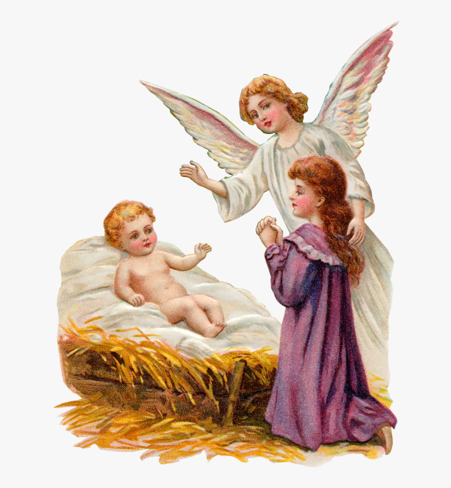 Christ Of Scene Jesus Nativity Religion Christmas - Jesus Born Images Png, Transparent Clipart