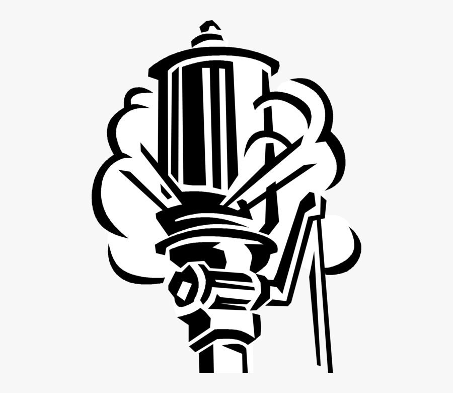 Vector Illustration Of Industrial Factory Work Whistle - Work Whistle, Transparent Clipart