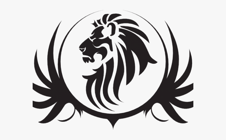 White Lion Clipart Free Black - Transparent Background Lion Logo Png, Transparent Clipart