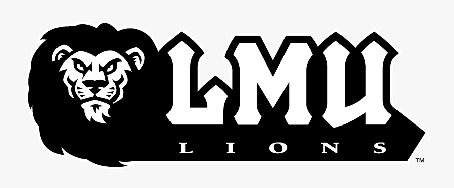Lmu Lions Logo Black And White - Loyola Marymount Lions Logo, Transparent Clipart