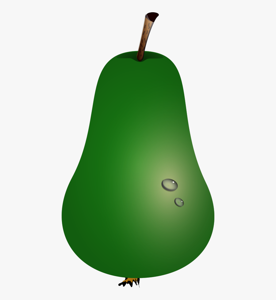 Pear Svg Clip Arts - Imagenes De Color Verde Pera, Transparent Clipart