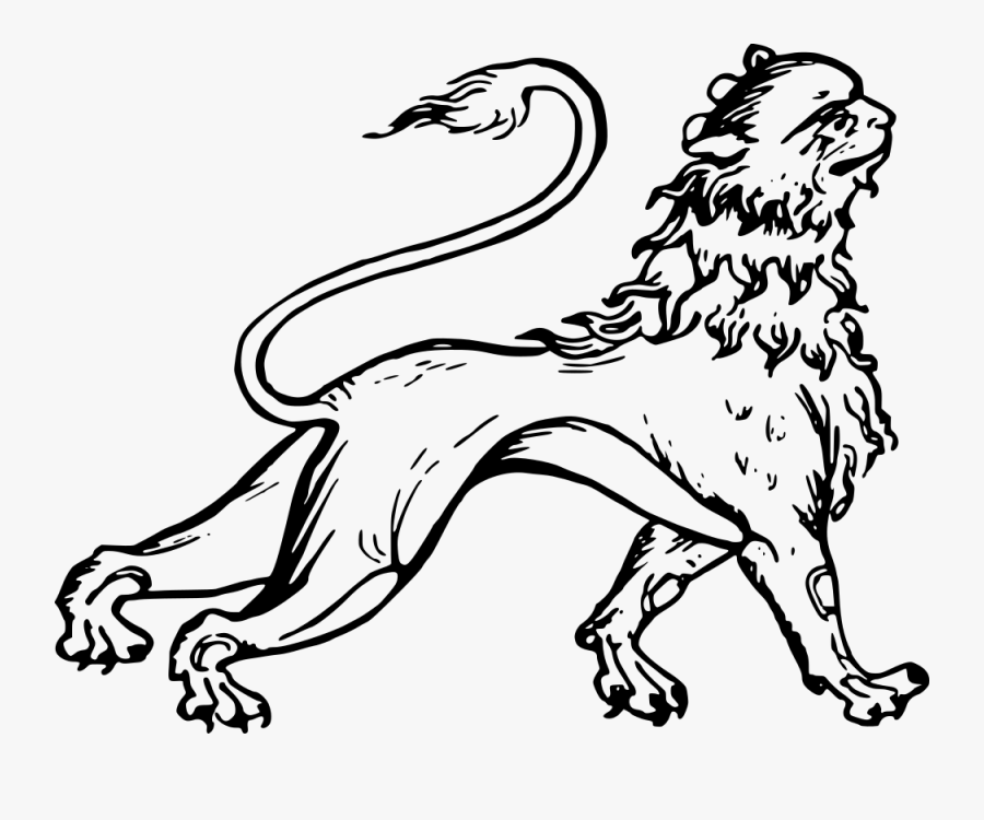Stylised Lion - Sư Tử Cách Điệu, Transparent Clipart