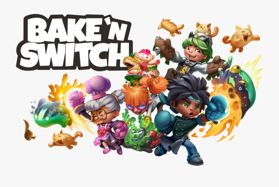 Keyart 02 Characterlogo 1 - Bake N Switch Game, Transparent Clipart