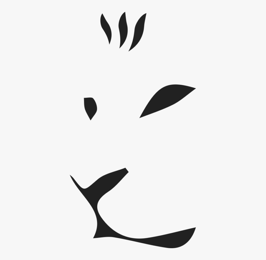 Black Lion Ohr Licht Grijs Logo1, Transparent Clipart