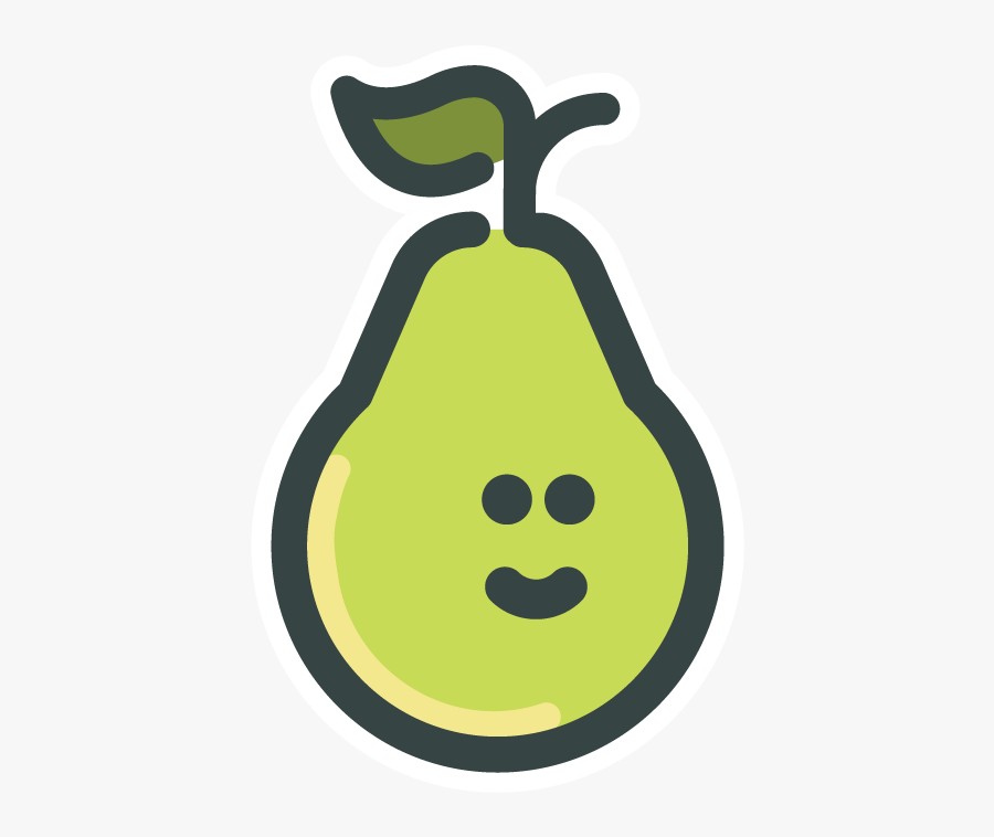 Pear Deck Pear, Transparent Clipart