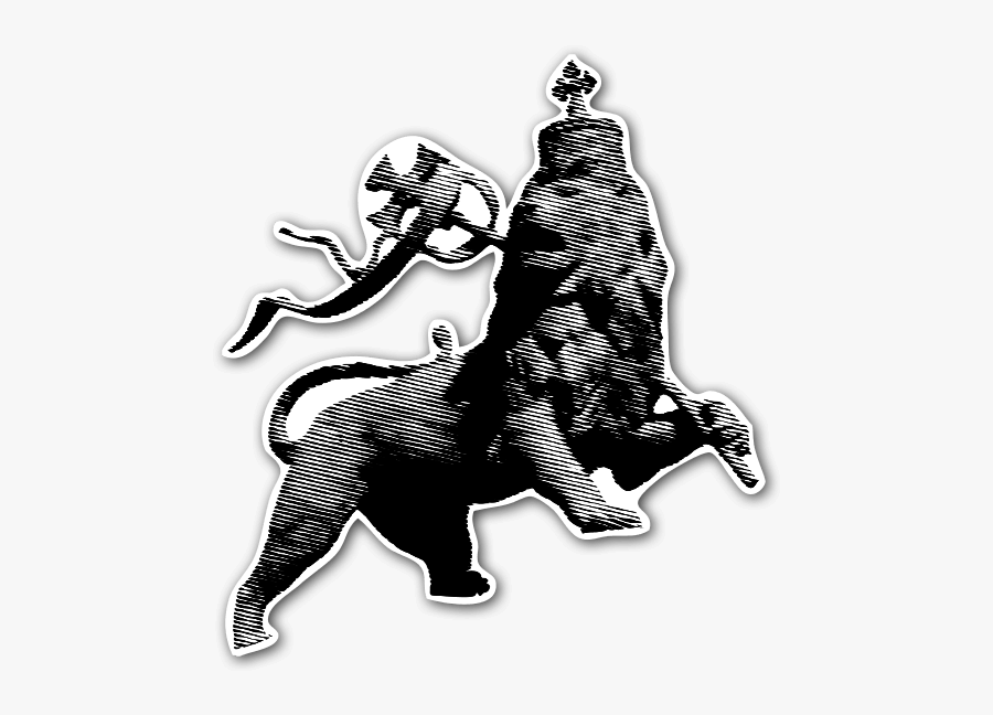 Lion Of Judas Raster Sticker - Leon De La Tri U De Juda, Transparent Clipart
