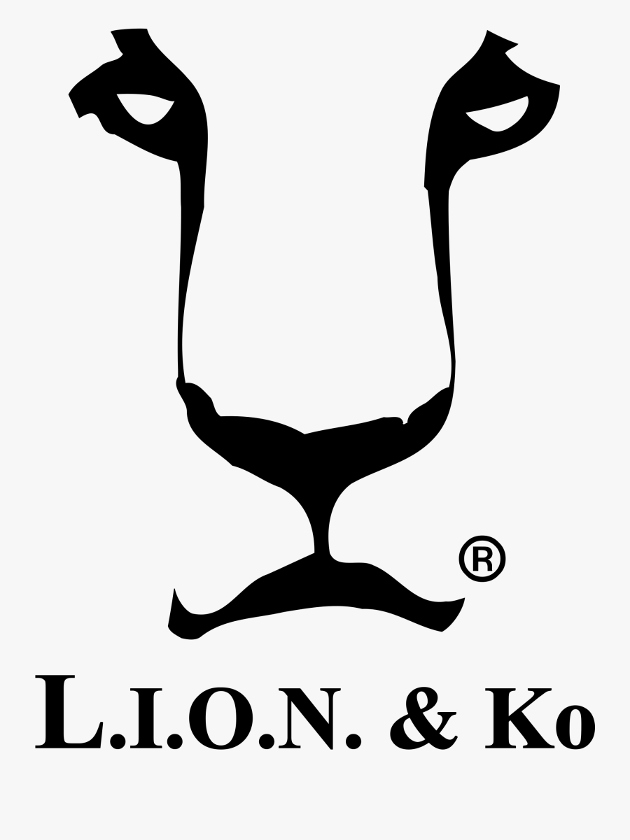 Lion & Ko Logo Png Transparent - Lion Logo Design, Transparent Clipart