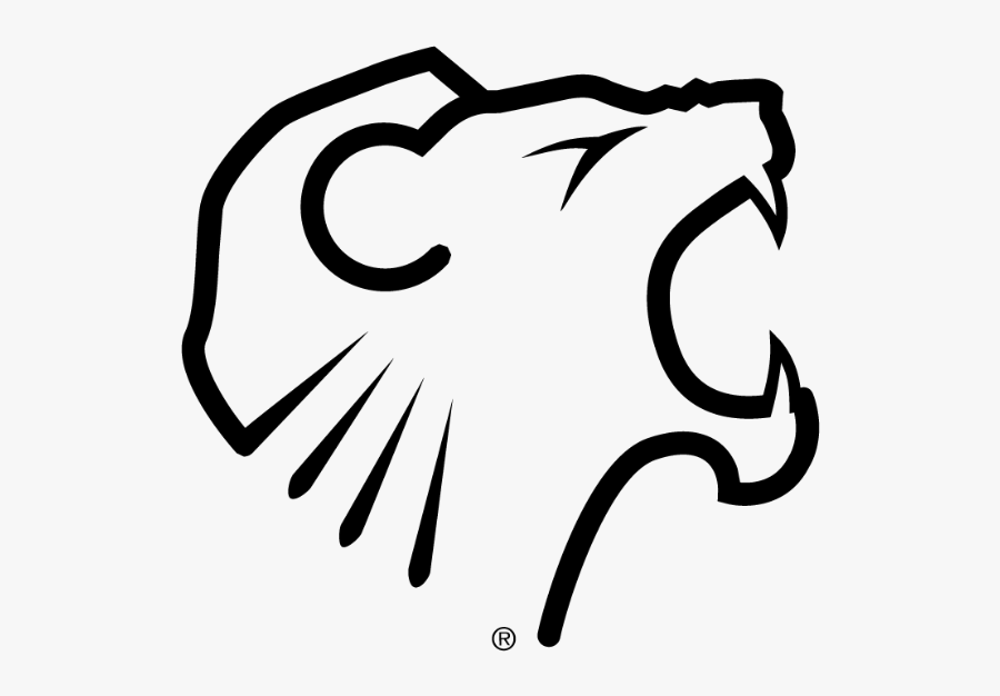 Lion Roaring Logo Png, Transparent Clipart