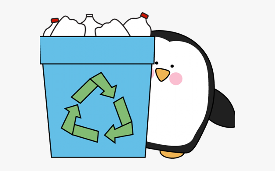 Transparent Recycling Center Clipart - Recycle Bin Clipart Black And White, Transparent Clipart