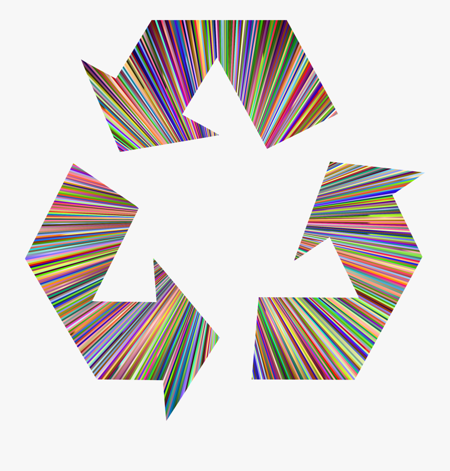 Chromatic Recycling Symbol Clip Arts - Recycling Symbol, Transparent Clipart