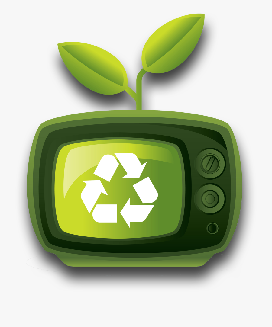 Recycle Tv - Recycling, Transparent Clipart