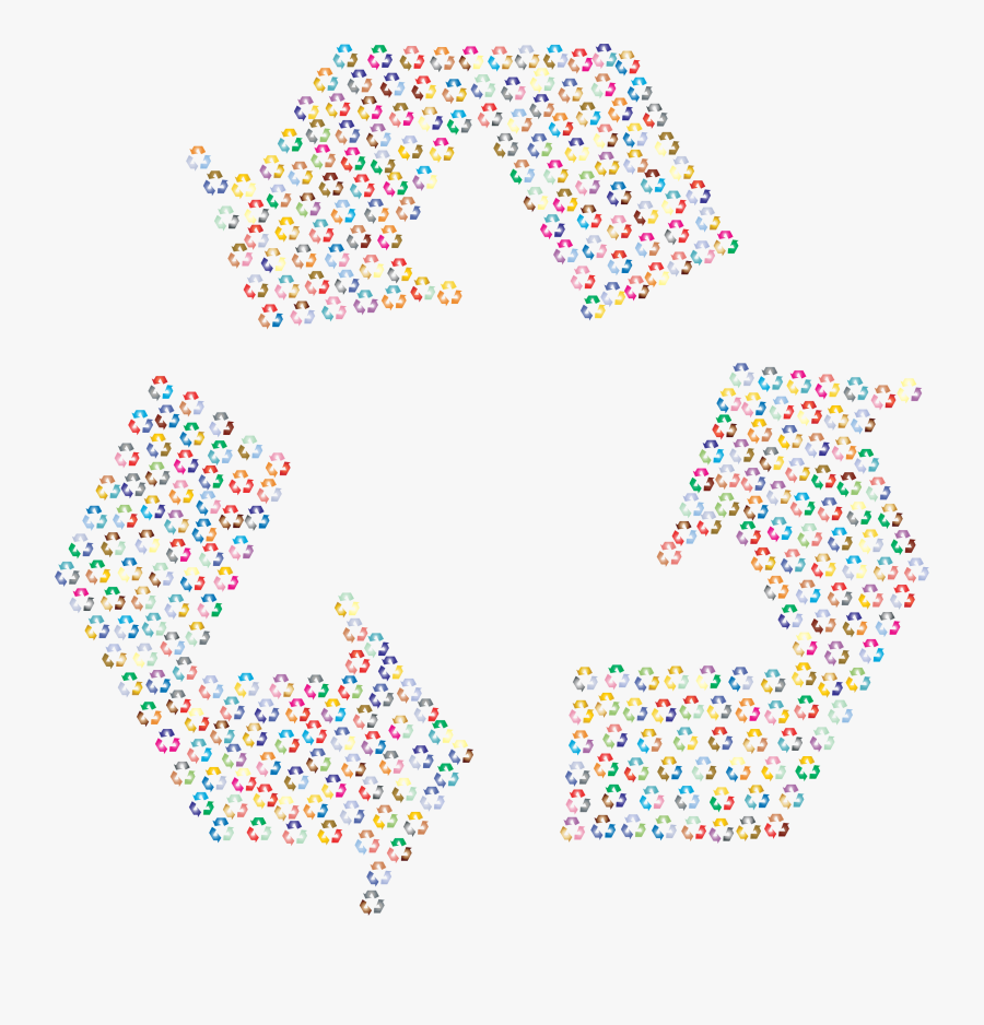 Recycling Fractal Prismatic 2 Clip Arts, Transparent Clipart