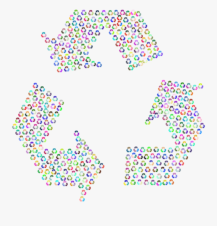 Recycling Fractal Prismatic Clip Arts - Recycling, Transparent Clipart