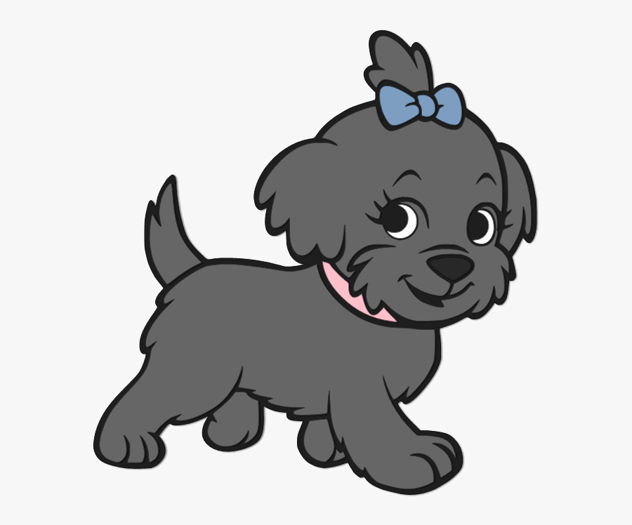 Beanie"s Tag You"re It Dog Clip Art, Silhouette Files, - Dog Desenho Png, Transparent Clipart