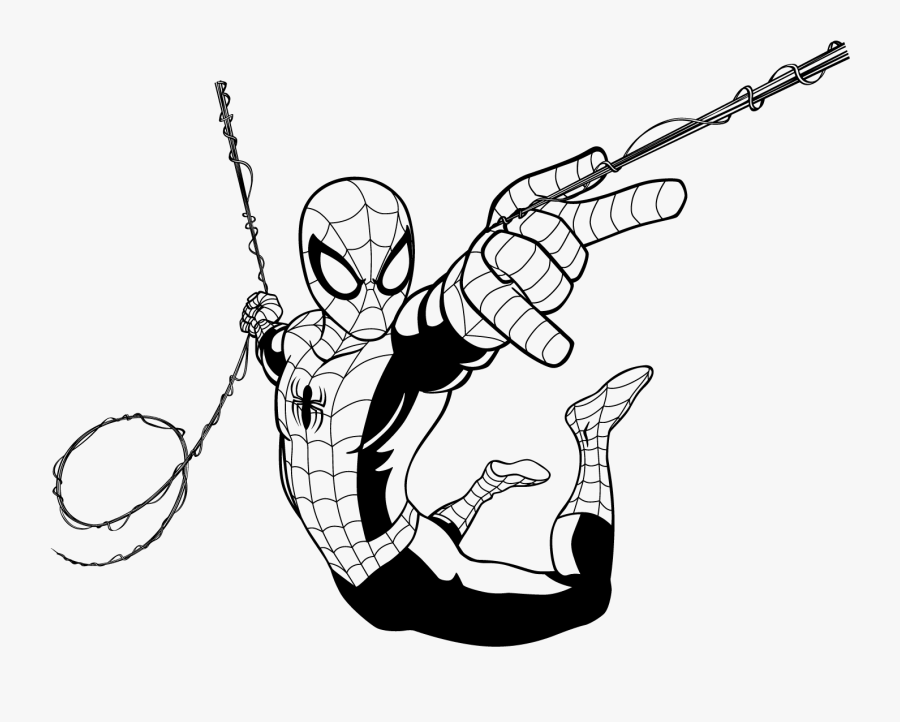 Captain Spiderman Spider-man Ultimate Iron America - Coloring Books Ultimate Spider Man Jumbo, Transparent Clipart