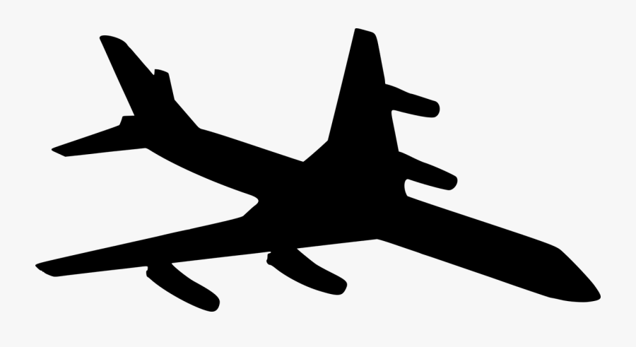 Vector Library Download Onlinelabels Clip Art Aeroplane - Aeroplane Silhouette, Transparent Clipart